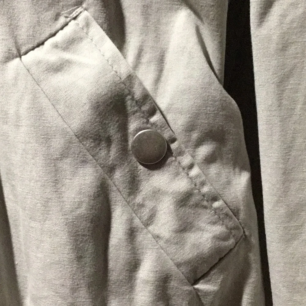 ⏰ Anthropology Tullette Khaki Bomber Jacket - Size S - Picture 4 of 12